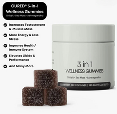 Shilajit 3-në-1 me Karamele për Burra