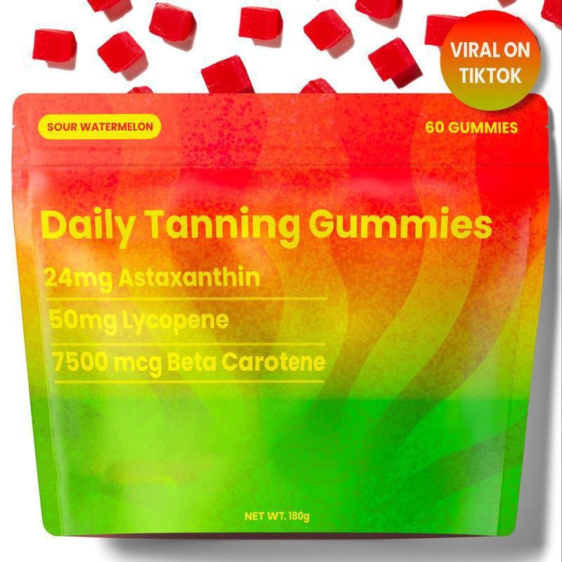Gummies të buta për nxirje në diell (60 tableta)