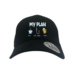 My Fishing Plan Embroidered Trucker Hat